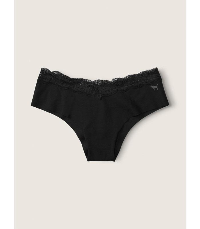 Трусики бесшовные Victoria's Secret Pink Black Cheeky Panty M Черный (26621025) Трусики бесшовные Victoria's Secret Pink Black Cheeky Panty M Черный (26621025)
