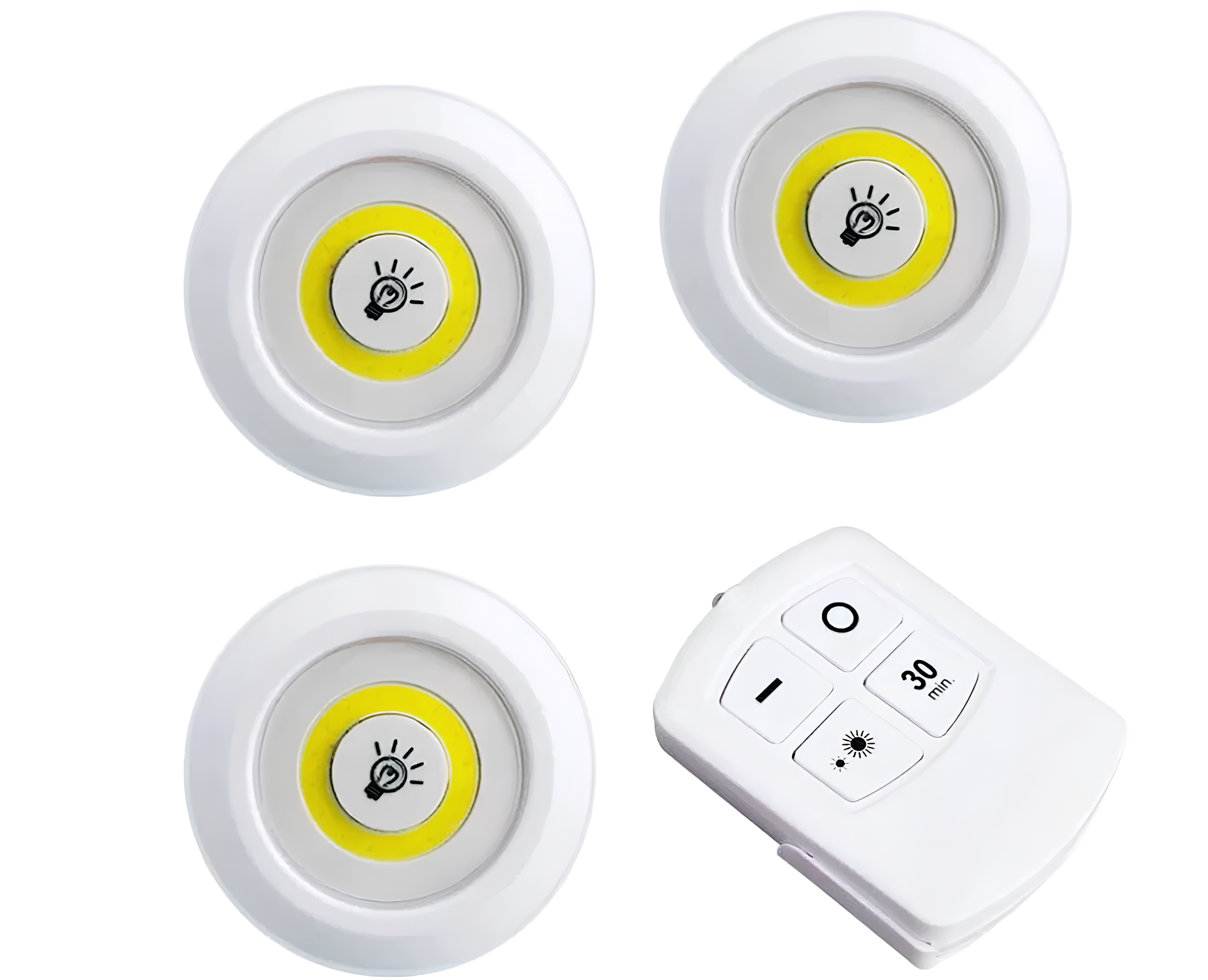 Светильник беспроводной настенный светодиодный с дистанционным управлением комплект с пультом (01311)