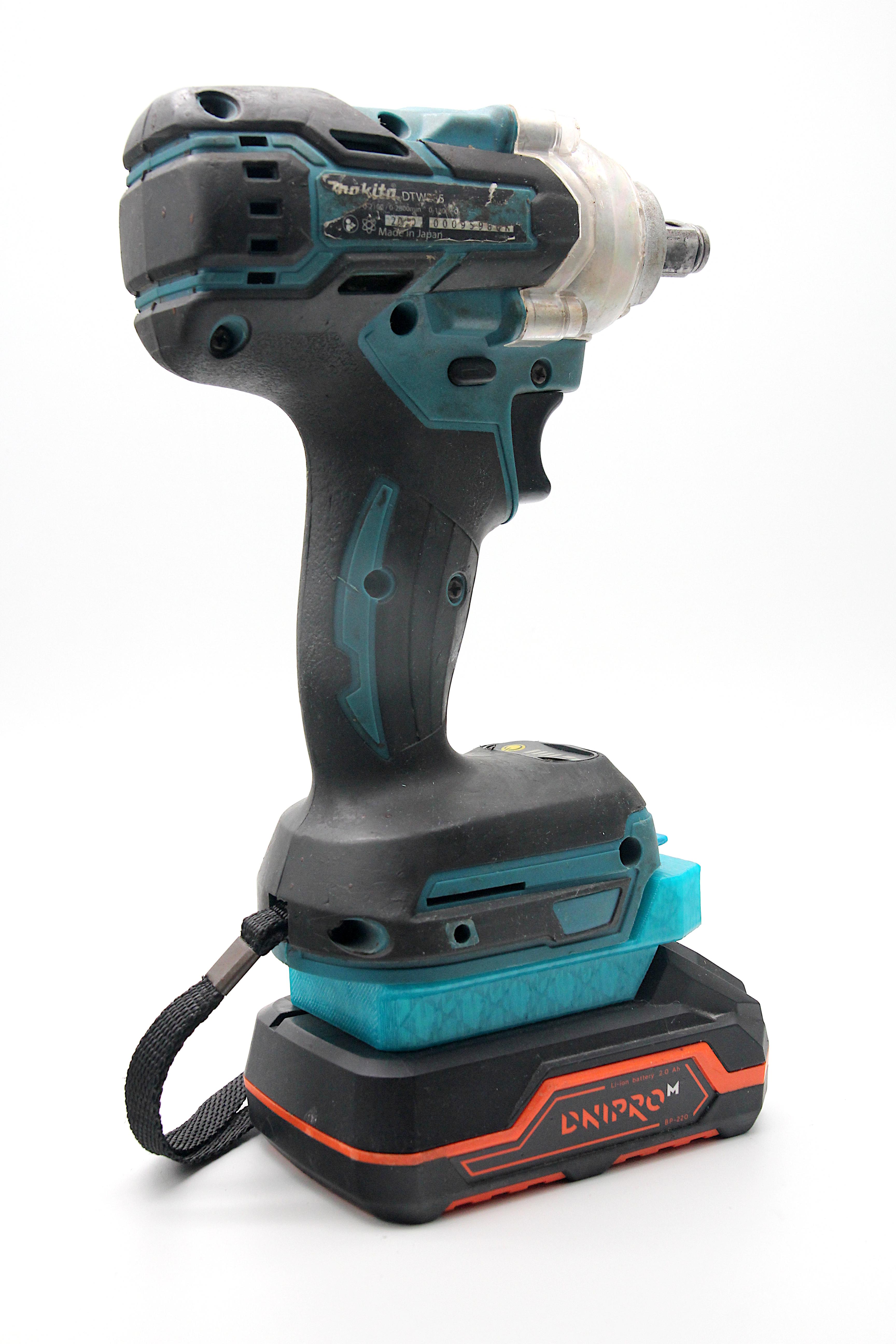 Переходник с аккумулятора DniproM на инструмент Makita - фото 4