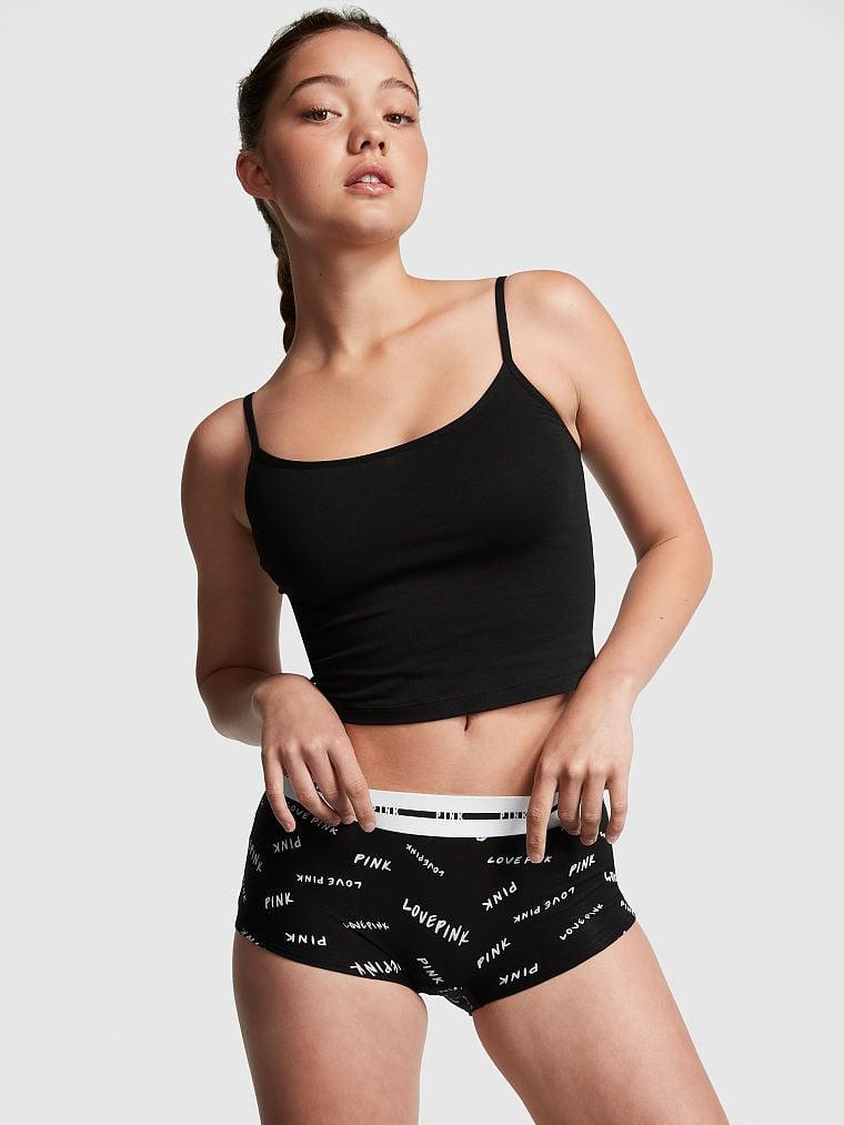 Трусики женские Victoria's Secret шортики XS Черный (1955224831)