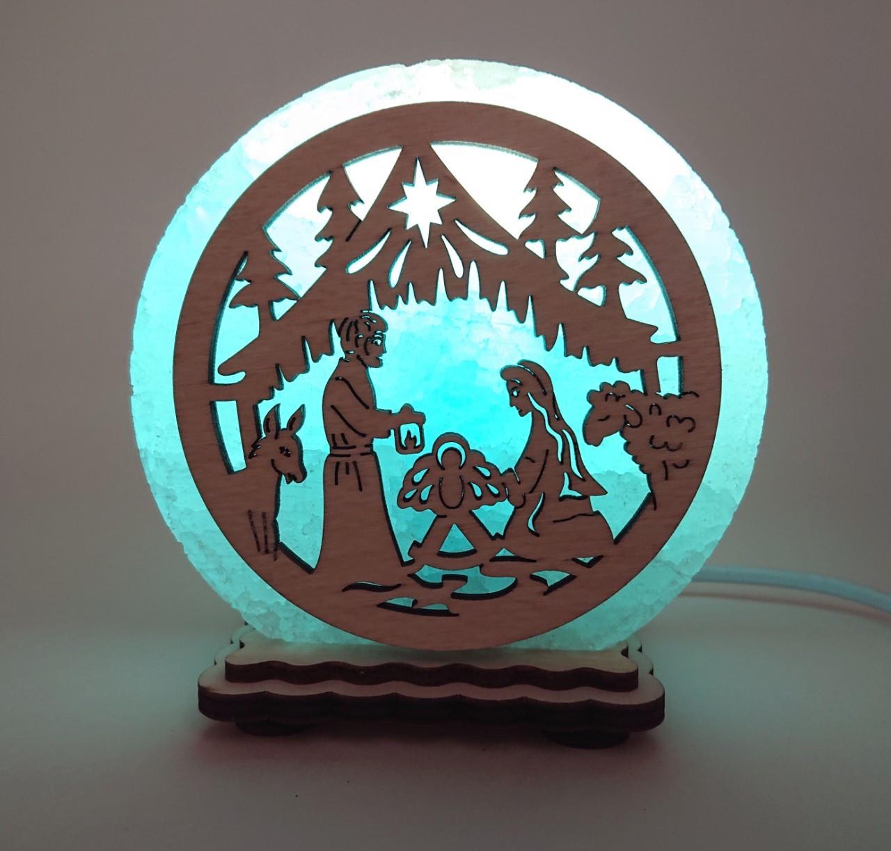 Соляной светильник Вертеп (KM-00010-b)