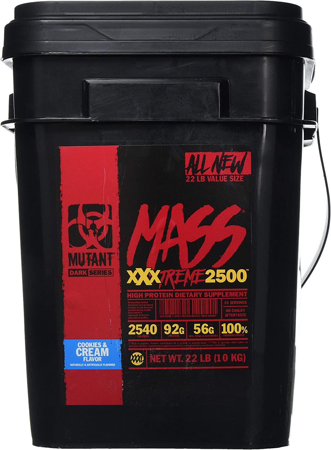 Гейнер Mutant Mass Extreme 2500 Cookies cream 10 кг