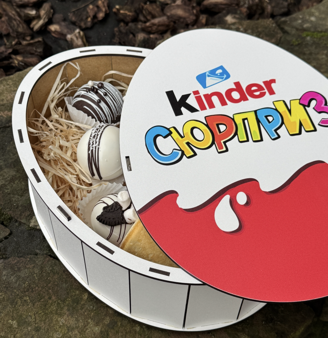 Подарочный набор 3 съедобных чашек и 6 какао бомбочек с маршмеллоу шоколадный подарок Киндер сюрприз (Е500238) - фото 3 Подарочный набор 3 съедобных чашек и 6 какао бомбочек с маршмеллоу шоколадный подарок Киндер сюрприз (Е500238) - фото 3