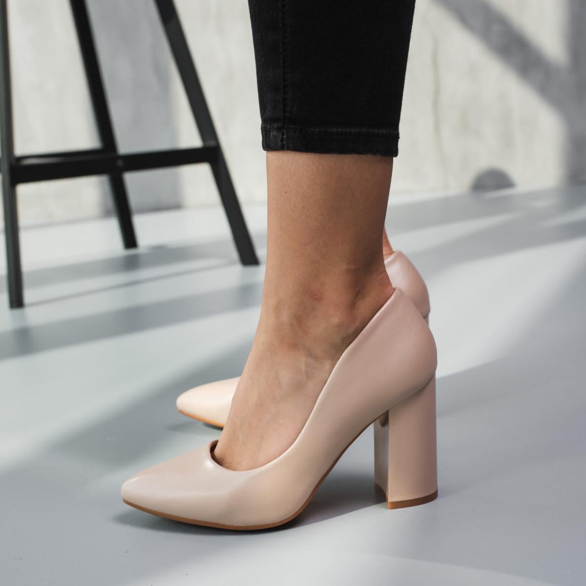 Туфли женские Fashion р. 39 25 см Бежевый (3701)