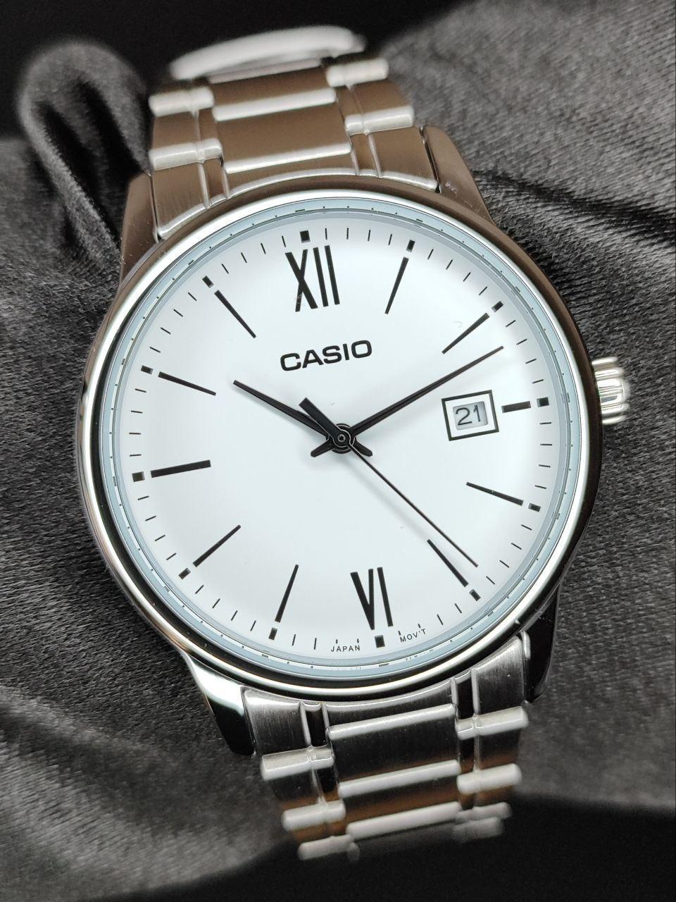 Наручные часы мужские Casio MTP-V002D-7B3 Timeless Collection Белый (2668163834)