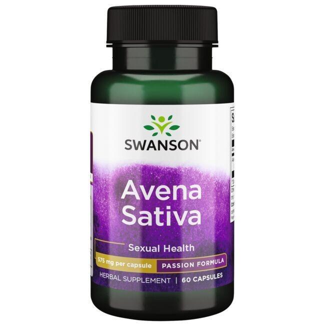 Натуральная добавка Swanson Avena Sativa 575 мг 60 капсул