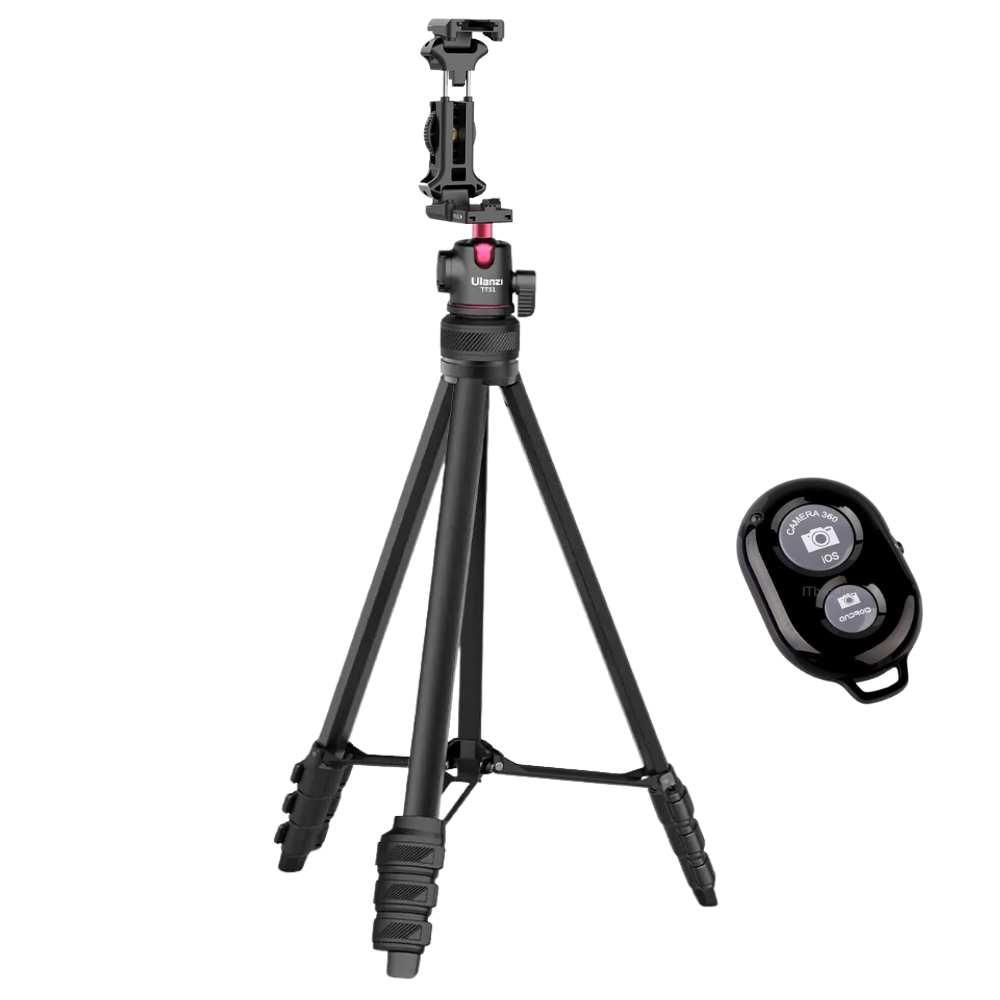 Штатив для телефона/камеры Ulanzi Tripod Bluetooth с пультом до 138 см Black (TT51B)