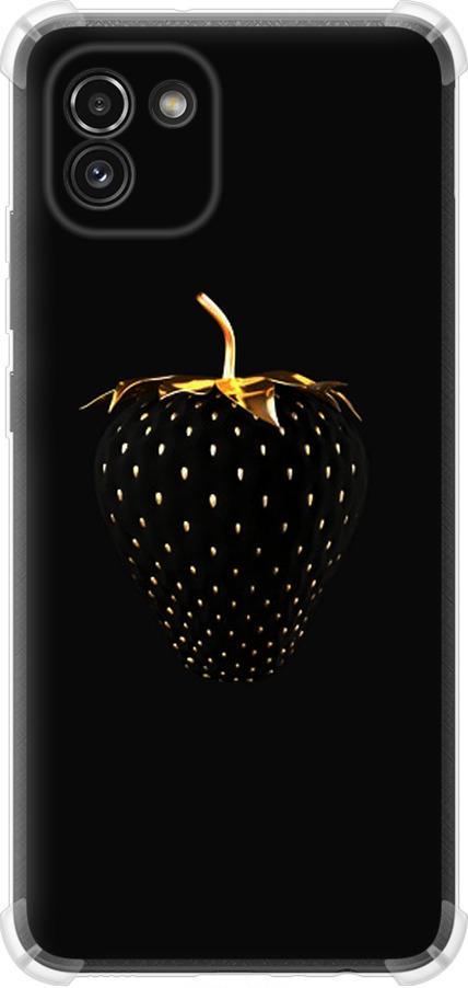 Чехол на Samsung Galaxy A03 A035F Черная клубника (3585sp-2499-42517) Чехол на Samsung Galaxy A03 A035F Черная клубника (3585sp-2499-42517)