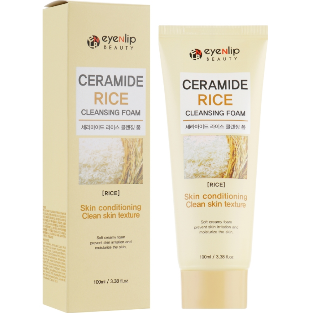 Пенка для умывания Eyenlip Ceramide Rice Cleansing Foam с рисом 100 мл (1320743438)