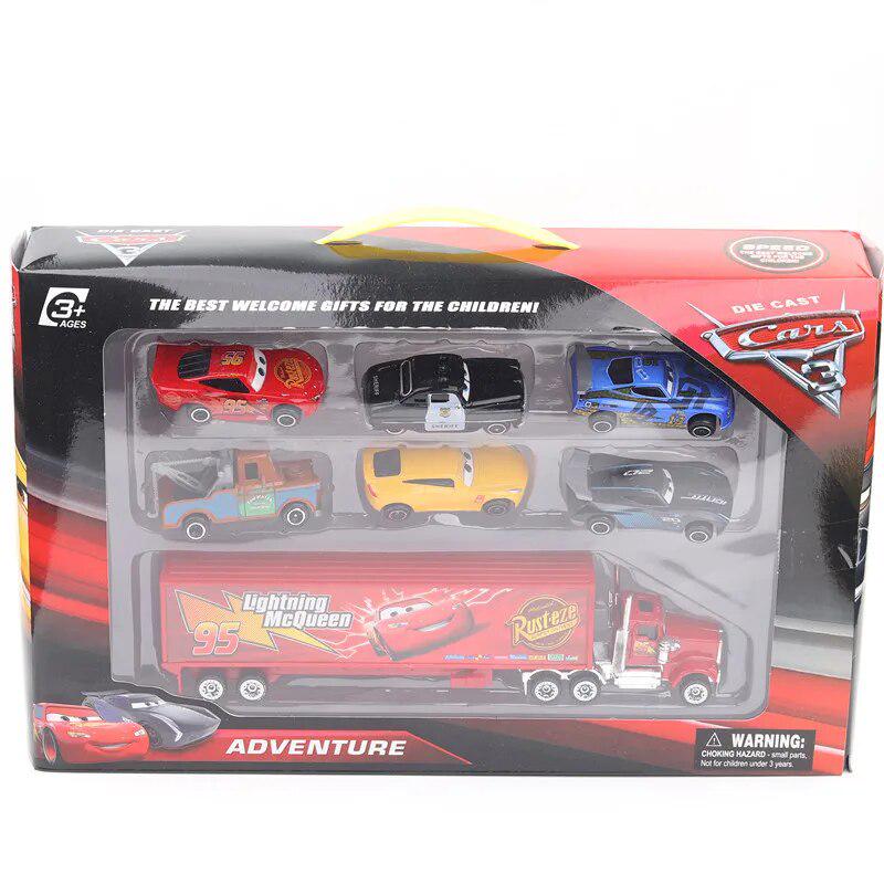 Набор игрушечных машинок Lightning McQueen из 7 шт. (12651190) - фото 7