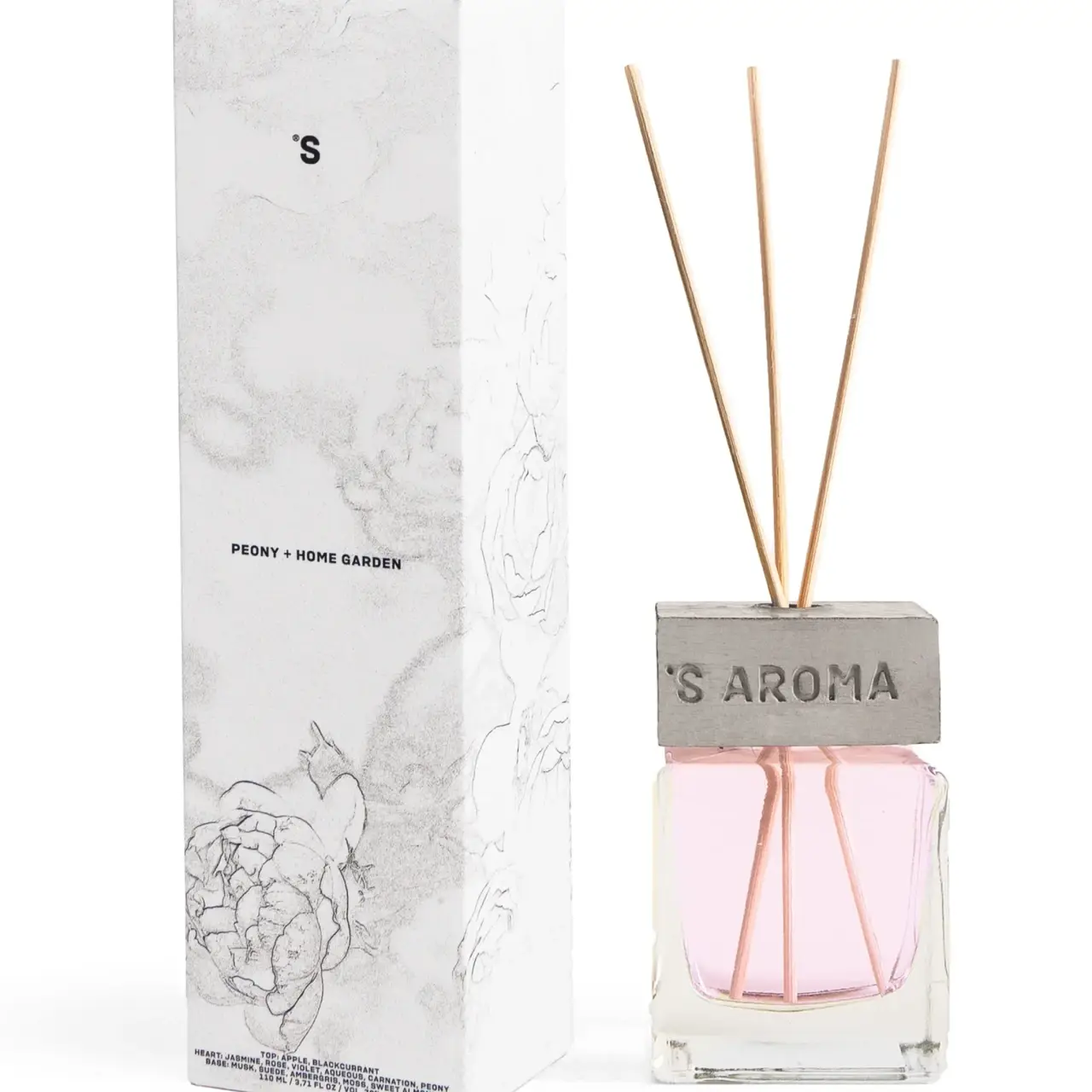 Аромадифузор для дому Sister`s Aroma Півонія та домашній сад 110 мл (4820227784752)