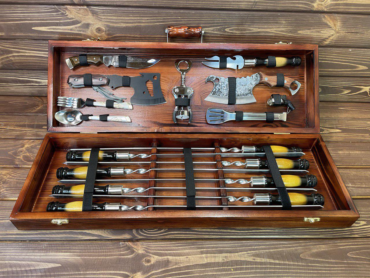 Набор шампуров Хантер в кейсе (10613547)