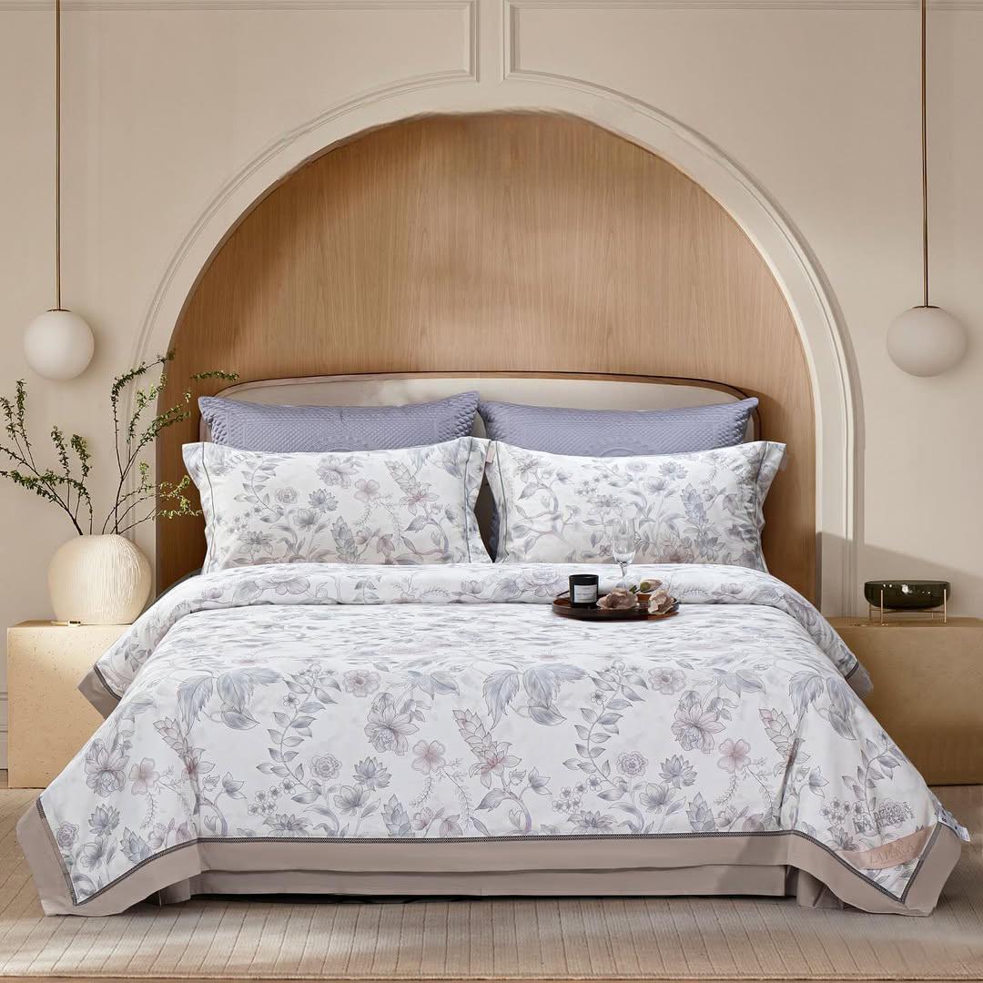 Комплект постельного белья с одеялом сатин семейный (70135)