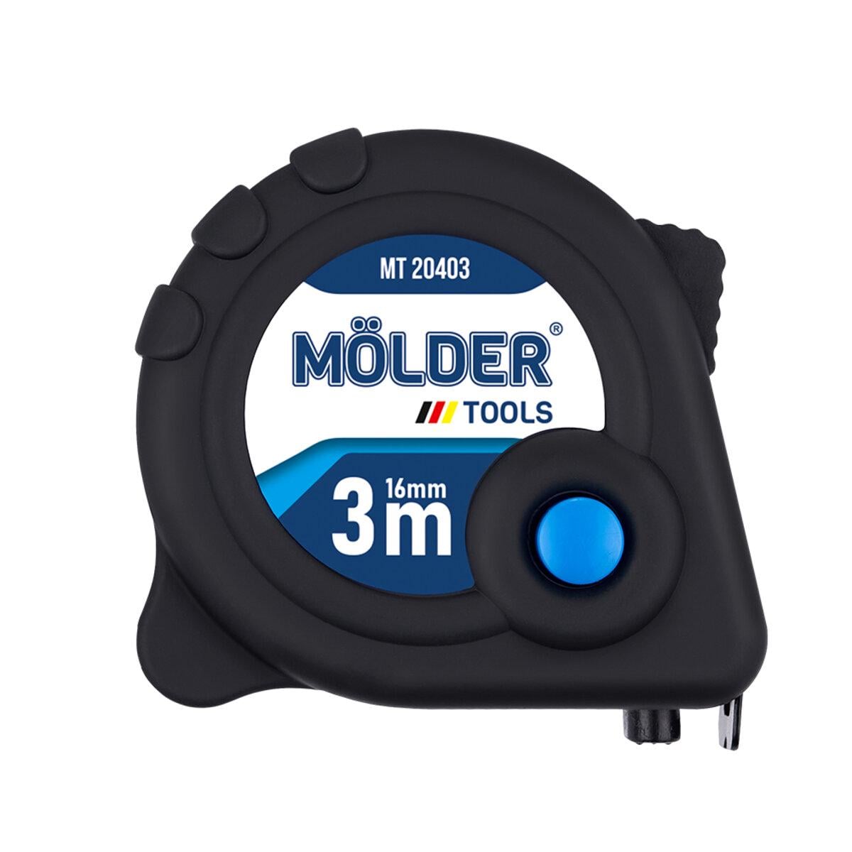 Рулетка Molder soft touch 3 м 16 мм (MT20403)