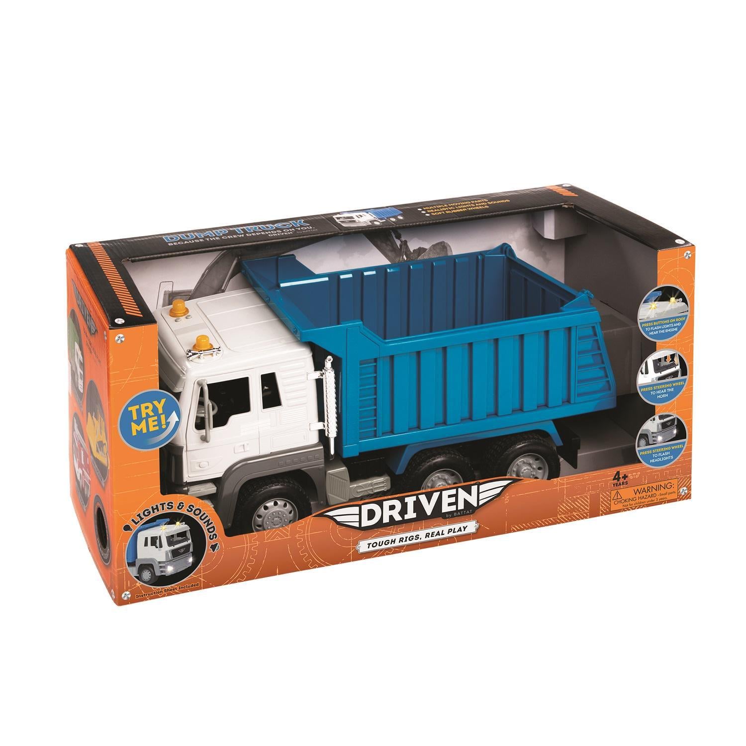 Игровая машинка Driven Standard Самосвал с откидным кузовом Белый/Синий (WH1000Z)