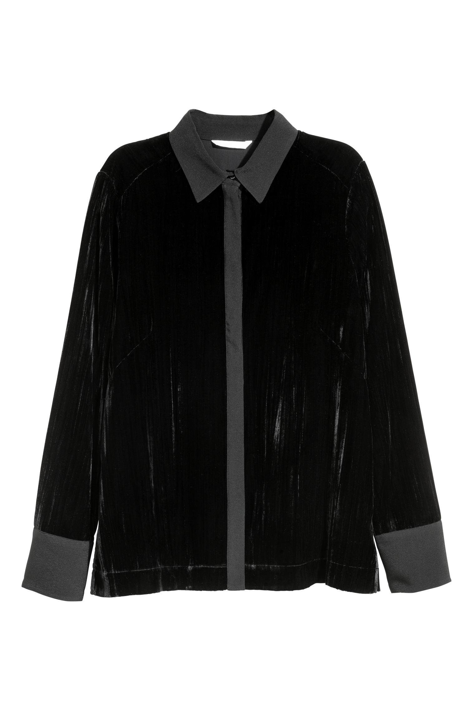 Блуза H&M р. 36 Черный (9075710446)