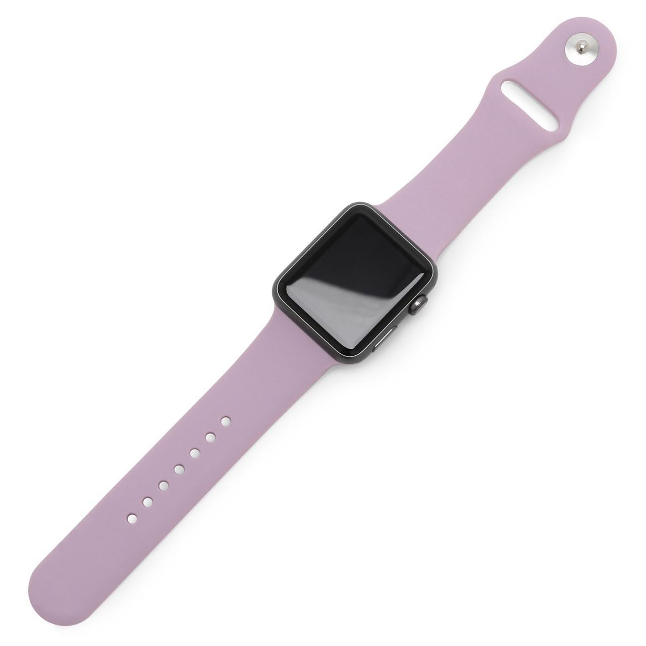 Силіконовий ремінець Band Sport Series for Apple Watch 42/44/45/49mm, Levender (блакитний) (HC) - фото 3