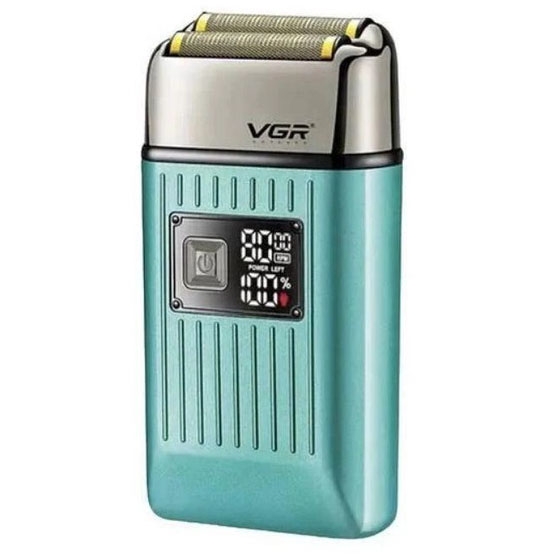 Електробритва VGR V-357 портативна чоловіча Green (23678438)