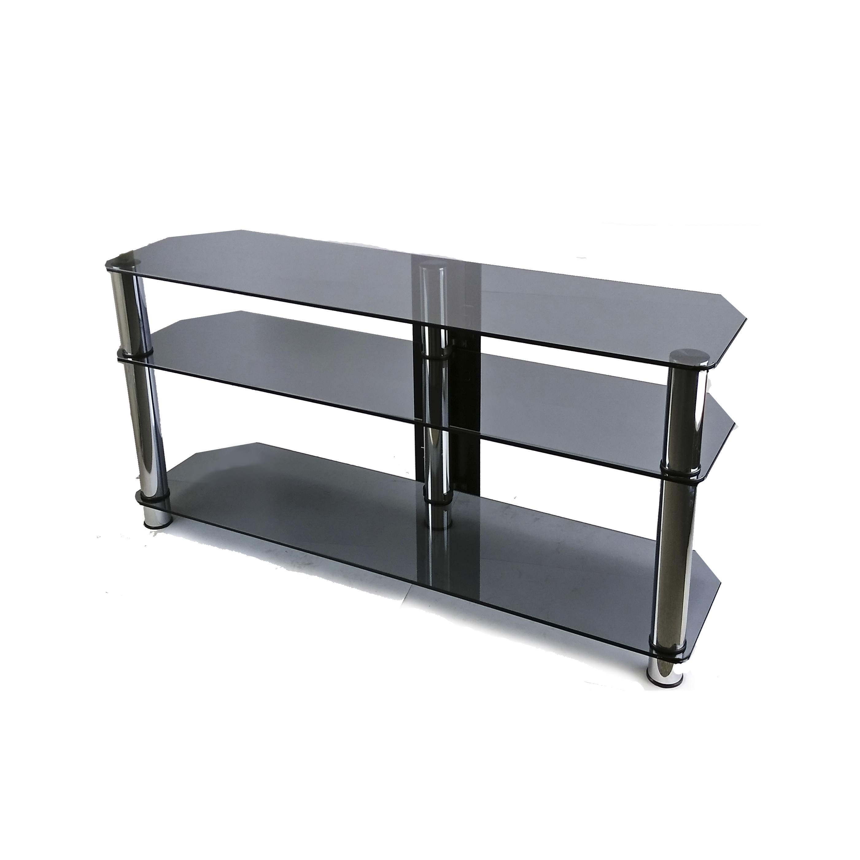 Тумба под телевизор Commus Меридиан new Chr 20-47" 1100x350x509 мм Черный/Хром (611130065) - фото 3 Тумба под телевизор Commus Меридиан new Chr 20-47" 1100x350x509 мм Черный/Хром (611130065) - фото 3