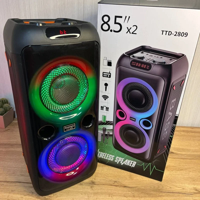 Колонка Bluetooth TTD-2809 с караоке и пультом (VEN-1358-TTD-2809-C34)