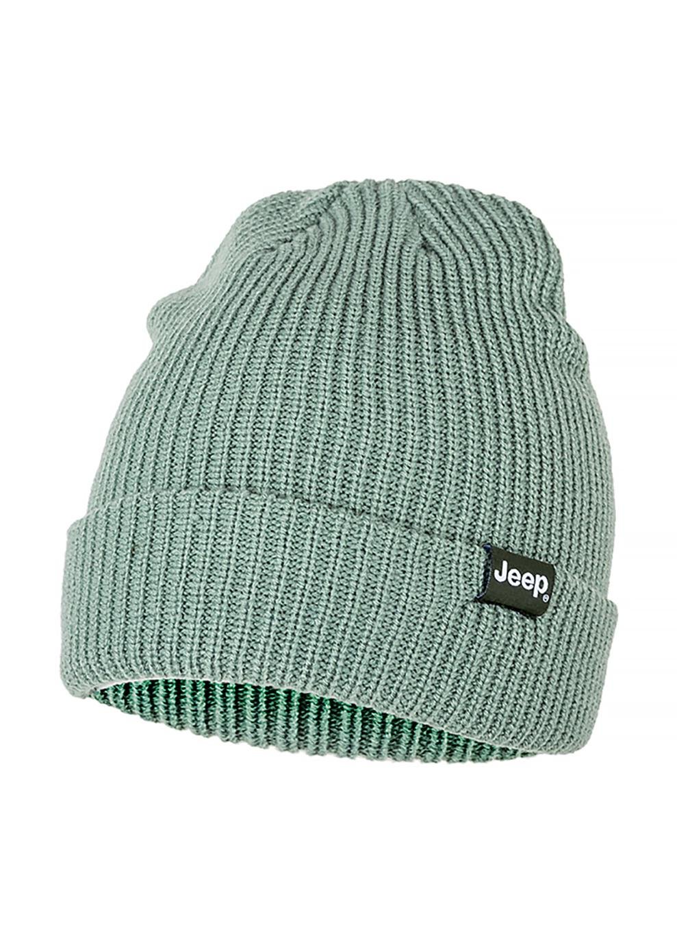 Шапка чоловіча JEEP RIBBED TRICOT HAT WITH CUFF J22W Хакі (O102600-E854)