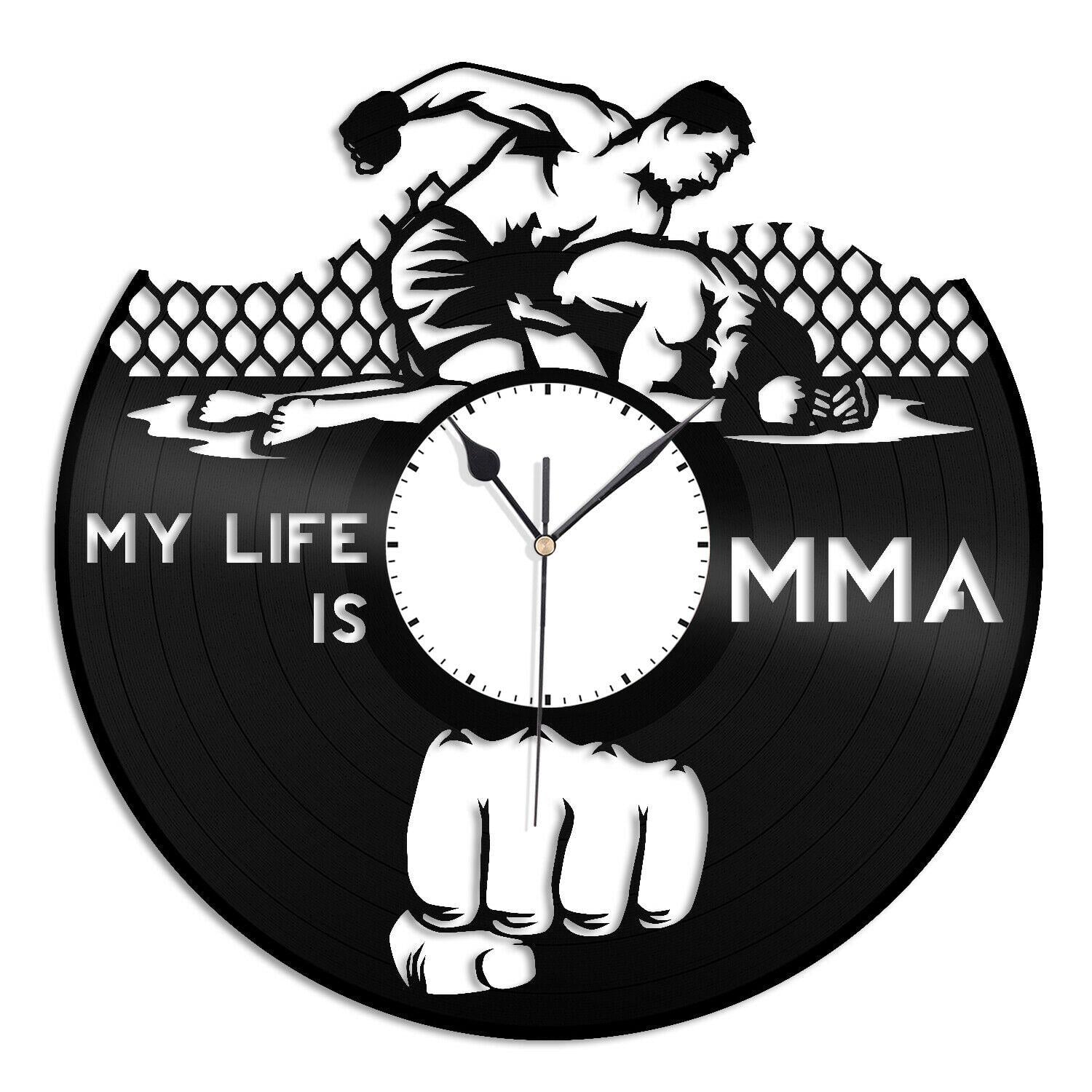 Часы настенные MMA 1838 из виниловой пластинки