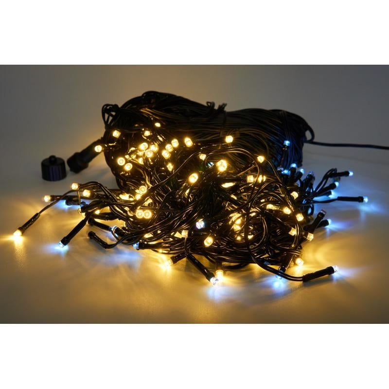 Гирлянда Бахрома 234LED холодный и теплый белый функция мерцание (721268)