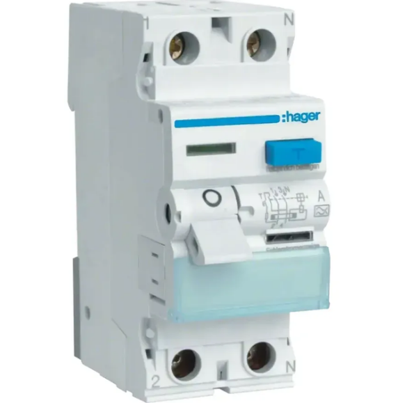 Устройство защитного отключения Hager CDA240D 2P 63A 30мА 6кА (29354534)