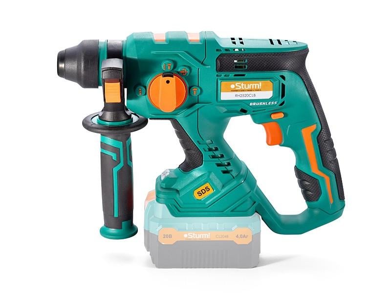 Перфоратор акумуляторний Sturm RH2520CLB 2415714618 ударний у кейсі 20 В без АКБ та ЗУ
