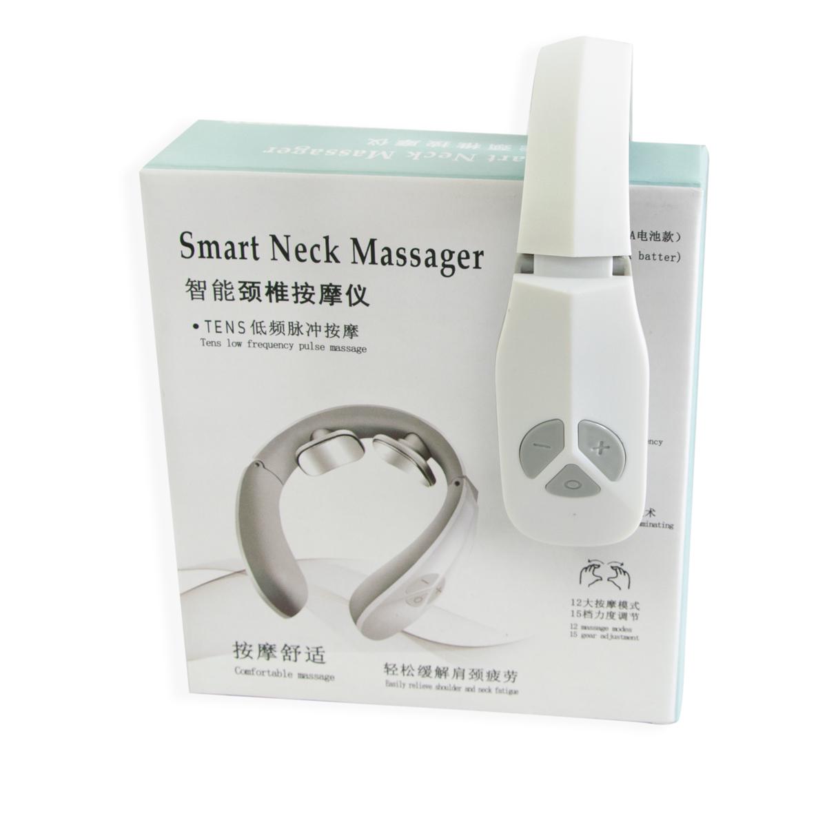 Масажер для шиї Smart Neck Massager J001-1D Біло-сірий (1009257-White) - фото 5