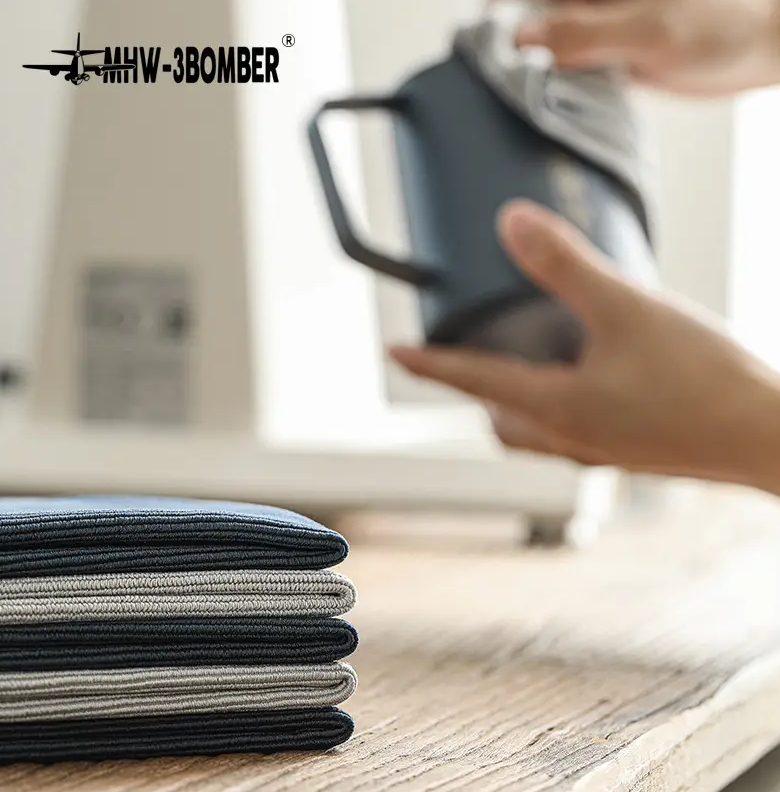 Набор полотенец бариста MHW-3BOMBER 4 шт. 28x28 см Серый/Темно-синий (CT5322) - фото 3 Набор полотенец бариста MHW-3BOMBER 4 шт. 28x28 см Серый/Темно-синий (CT5322) - фото 3