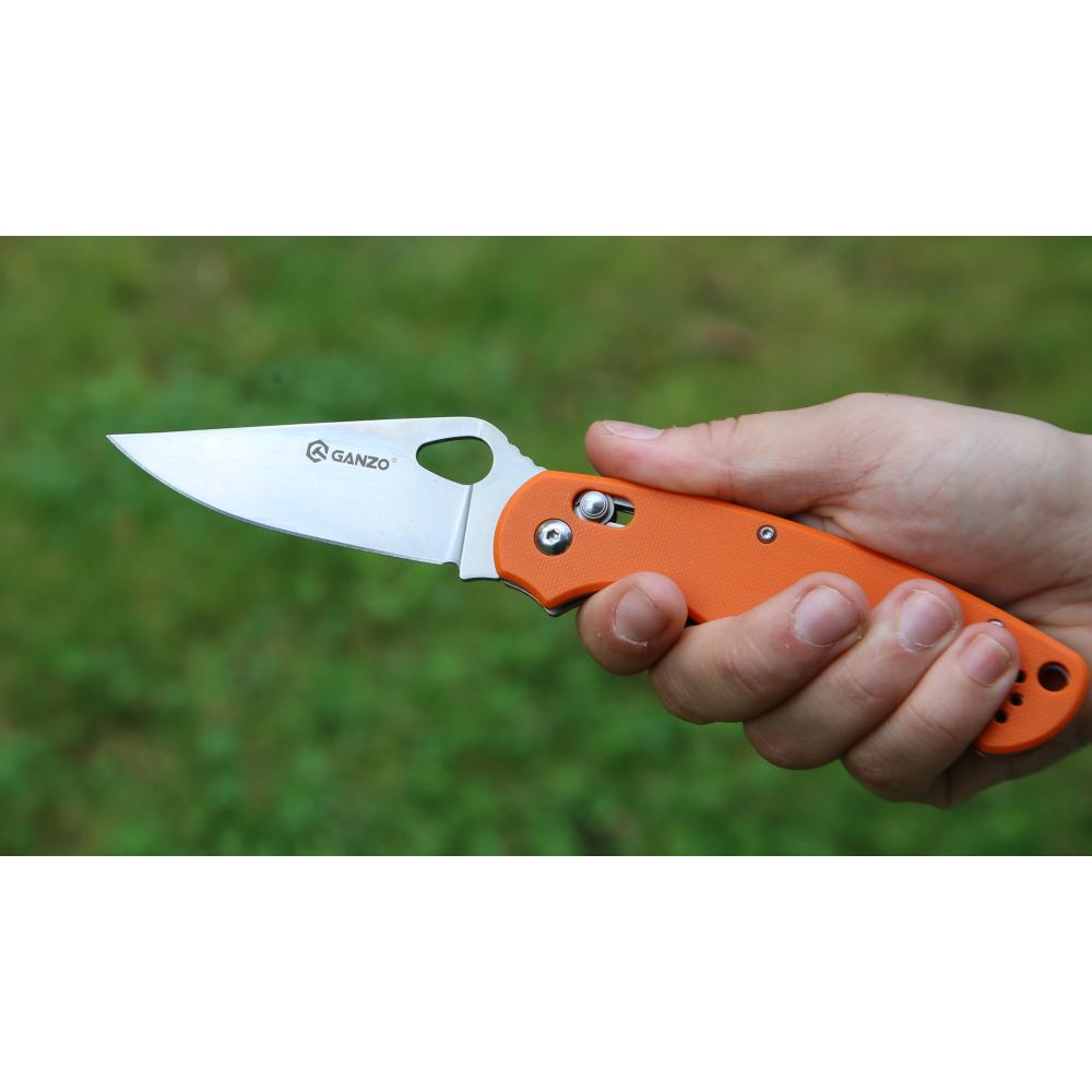 Нож охотничий туристический Ganzo G729-OR (34761) - фото 4 Нож охотничий туристический Ganzo G729-OR (34761) - фото 4