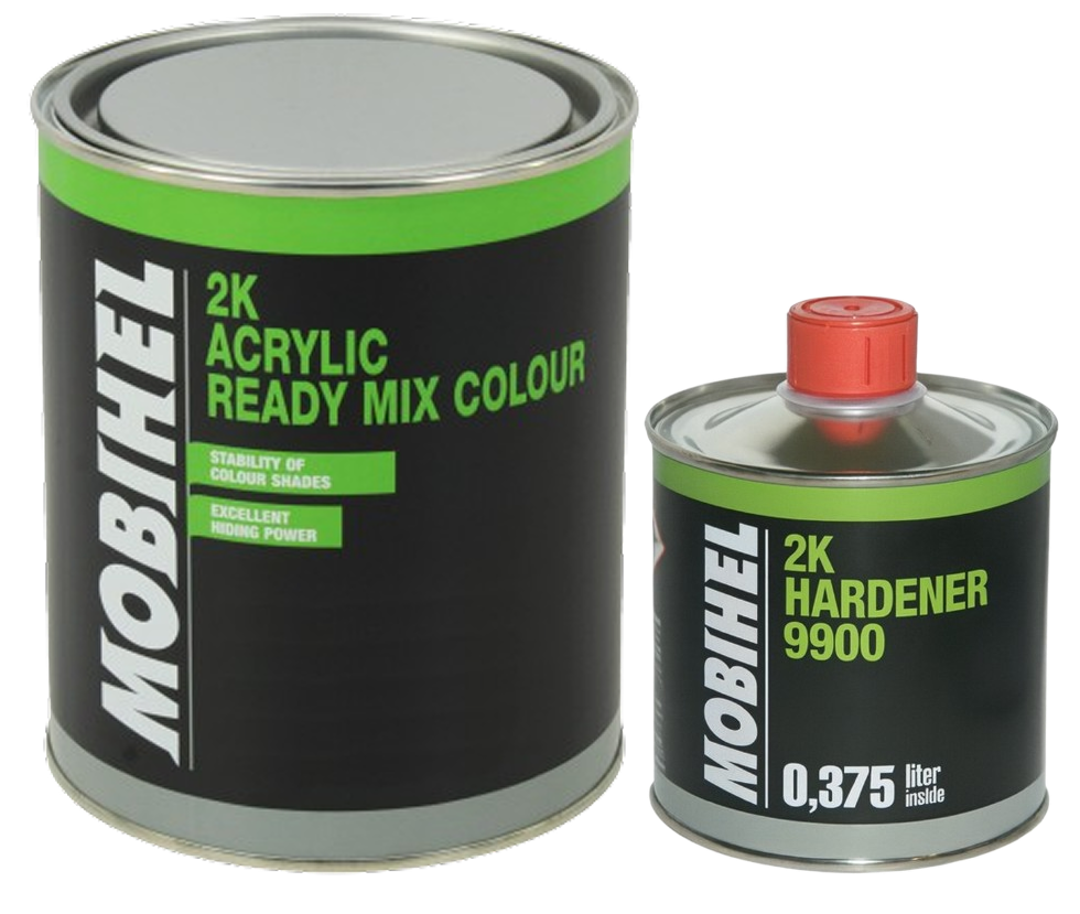 Автоэмаль акриловая Mobihel 2:1 750 мл/375 мл комплект 368 Несси (MBH_479024+41947801)