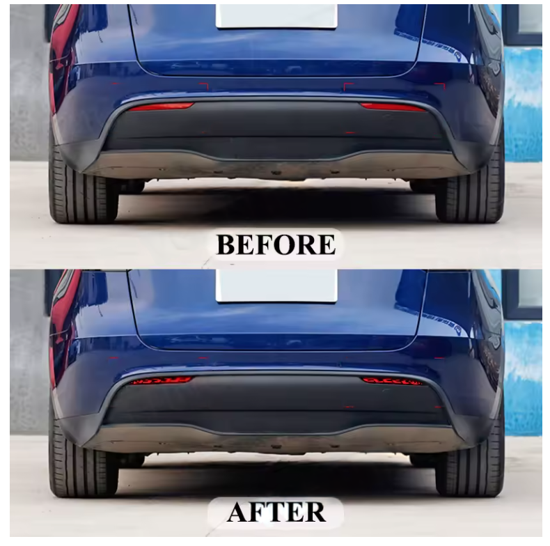 Рефлектор заднего бампера 3 функции светодиодный стоп-сигнал Tesla Model Y - фото 2