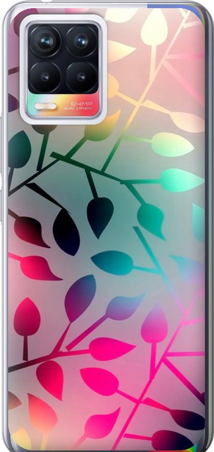Чехол на Realme 8 Листья (2235t-2303-42517)