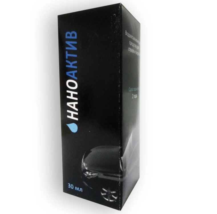 Средство для стекла и зеркал Антидождь Нано Актив водоотталкивающий 30 мл (X-363)