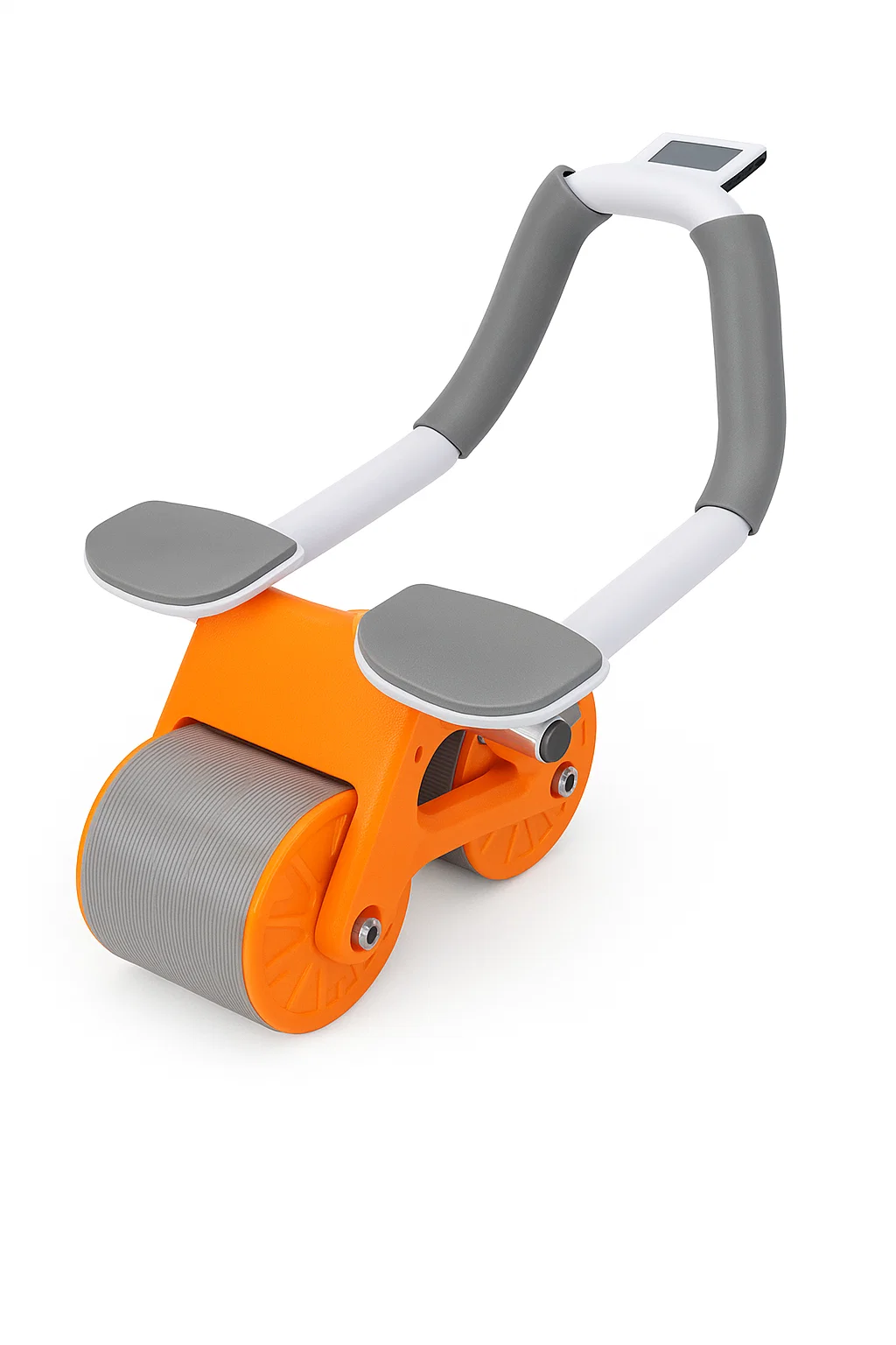 Тренажер роликовый для пресса с прорезиненным колесом/обратный механизм и таймер (27645963)