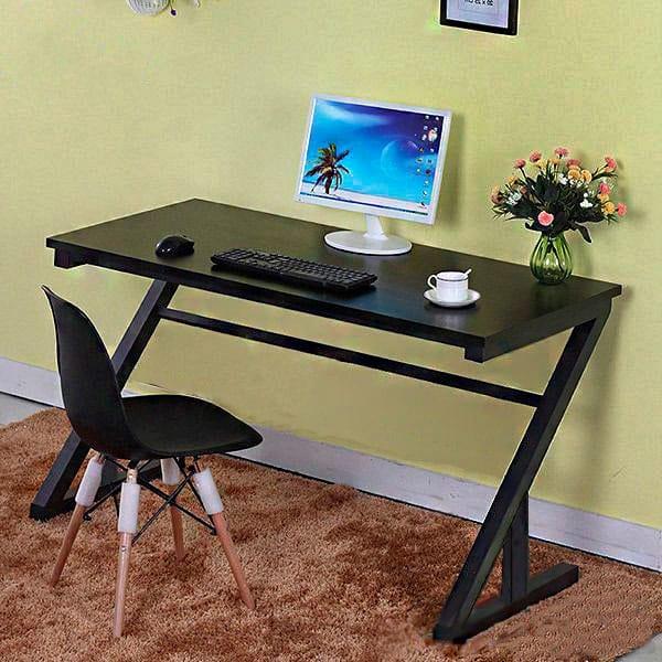 Комп'ютерний стіл Лофт StepLoft з металевим каркасом ДСП 120х55 см Чорний (Comp-table-165)