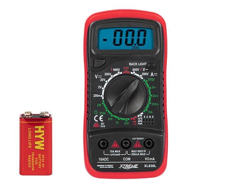 Мультиметр цифровой Xtreme XL830L (50-003#)