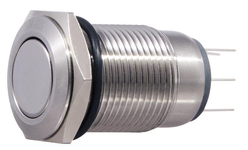 Кнопка TYJ 16-212 металлическая плоская 2NO+2NC (A0140010089)