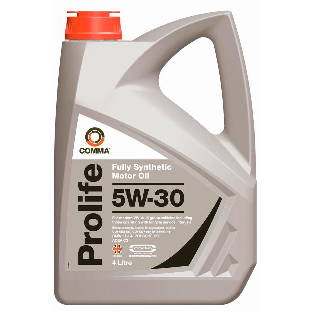 Моторное масло Comma Prolife 5W-30 4 л (45504)