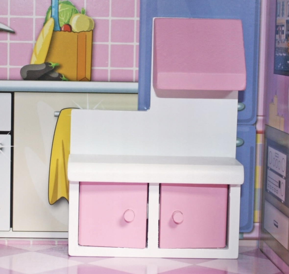 Кукольный домик деревянный PrincessDream с мебелью и террасой (2796178532) - фото 8 Кукольный домик деревянный PrincessDream с мебелью и террасой (2796178532) - фото 8