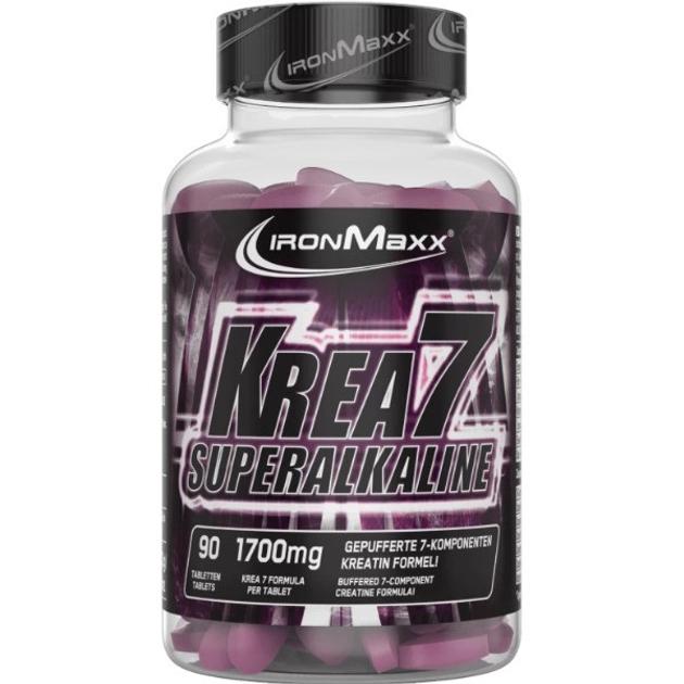 Креатин Ironmaxx Krea7 Superalkaline 2130 мг 90 таблеток