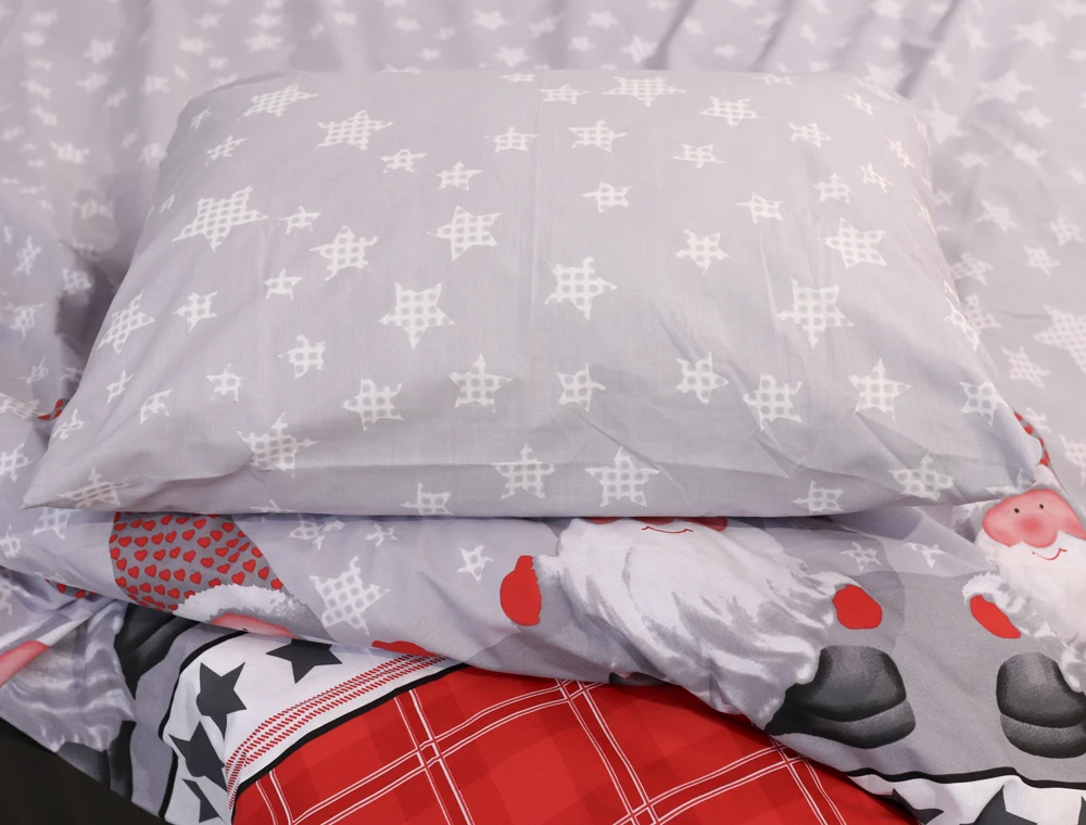 Комплект постельного белья Gold из бязи двуспальный евро 200х220 cм (40835) - фото 3 Комплект постельного белья Gold из бязи двуспальный евро 200х220 cм (40835) - фото 3