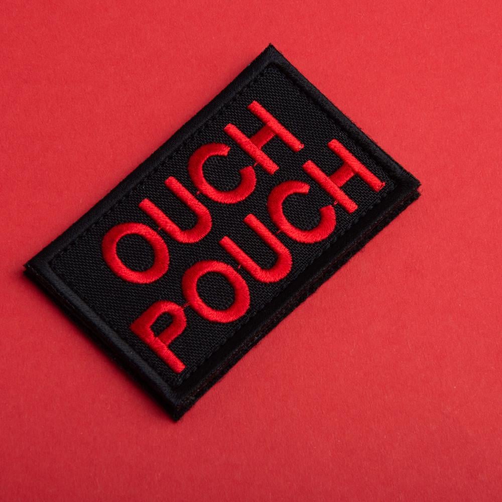 Набор шевронов на липучке Ouch Pouch 5x8 см 2 шт. Красный (25838) - фото 8