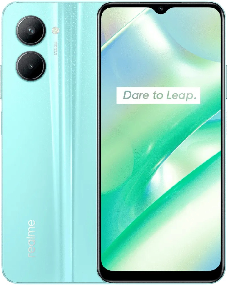 Смартфон realme C33 4/128 Гб Global Aqua Blue - фото 1