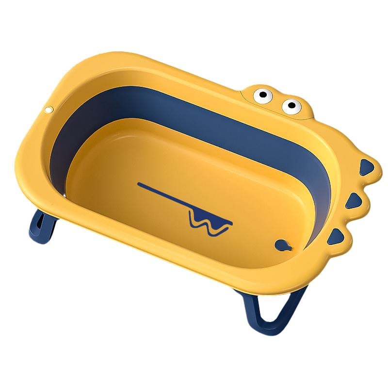 Дитяча складана ванна Bestbaby Крокодил Blue/Yellow Дитяча складана ванна Bestbaby Крокодил Blue/Yellow