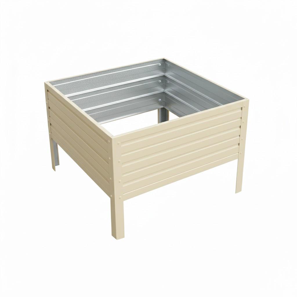 Грядка оцинкована SIMBUD 0,7х0,7х0,3 м RAL1015 глянець (30766661)