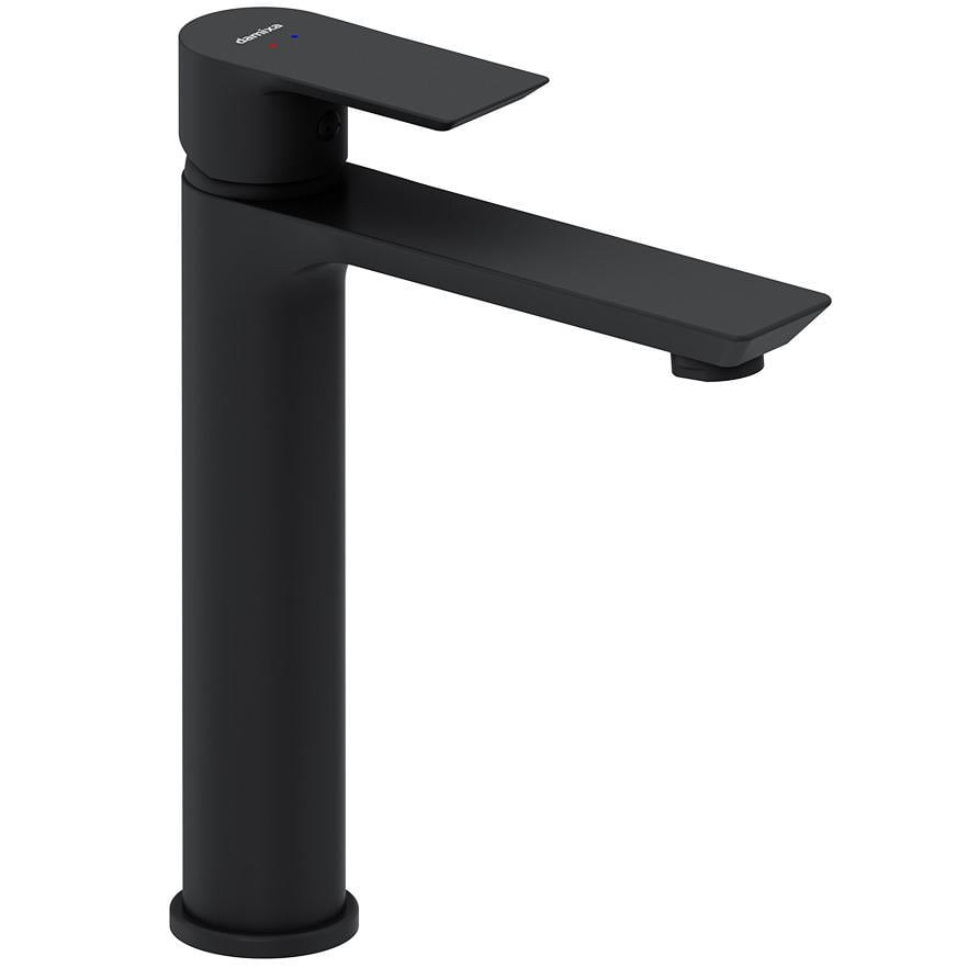 Смеситель для умывальника Damixa Apollo 470250300 высокий однорычажный Черный (217208)