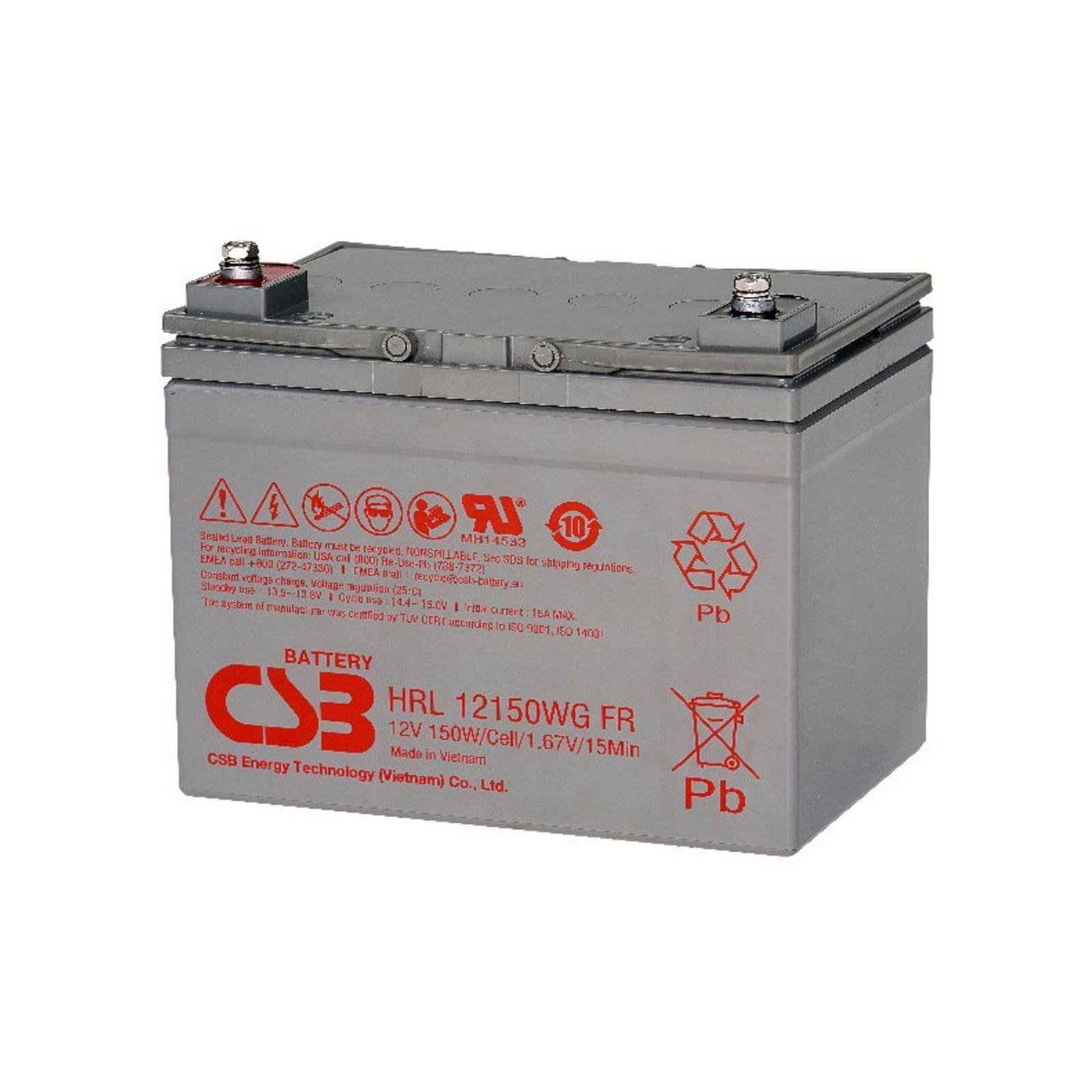 Батарея до ДБЖ CSB HRL12150WFR 12V 38Ah (HRL12150WFR)